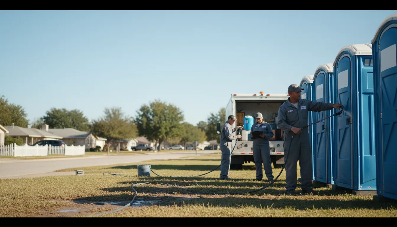 Long-Term Portable Toilet Rental in Leola, AR near me